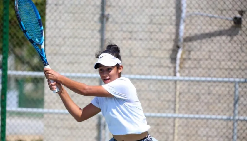 Daniella Franco, tenista barranquillera. 
