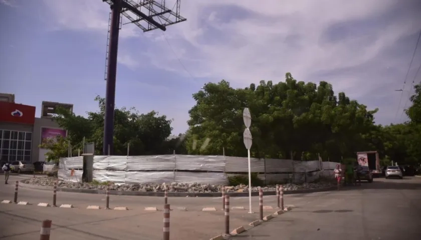 Imagen de la obra del parque Ciudad del Mar.