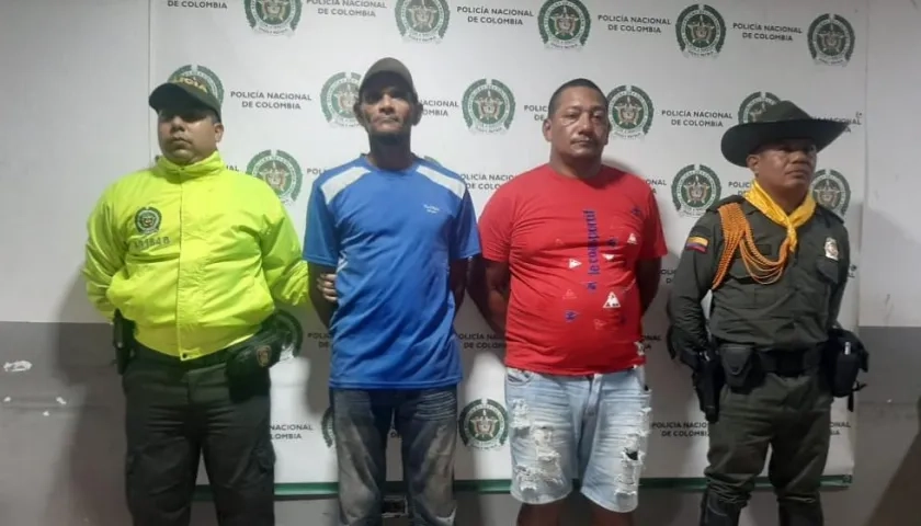 Capturados por la Policía.