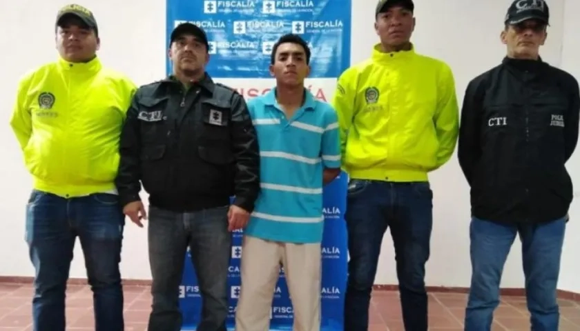 Gustavo Adolfo Gámez, presunto asesino del joven de 15 años.