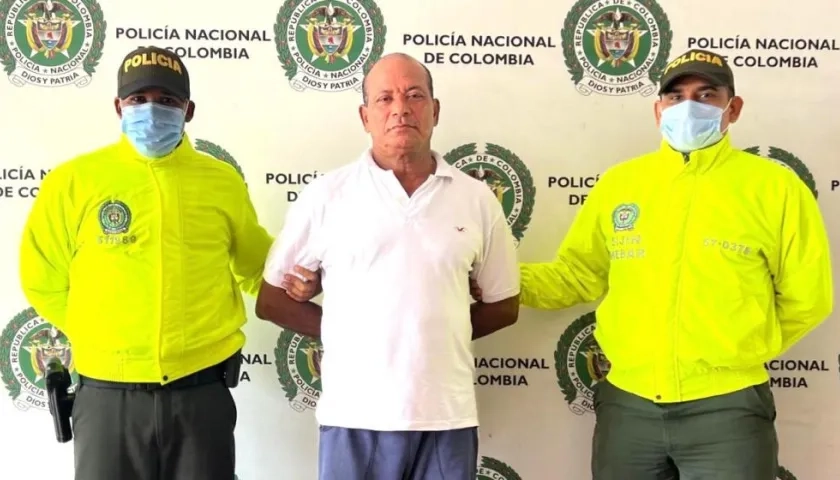 José Ortiz Villa al momento de su captura.