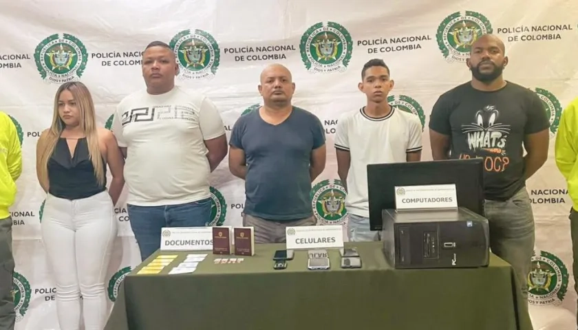 Capturados por la Policía.