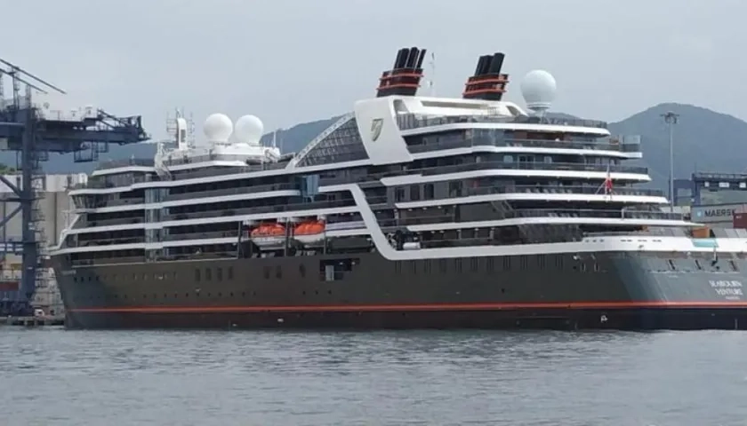 El “Seabourn Venture”  en Santa Marta