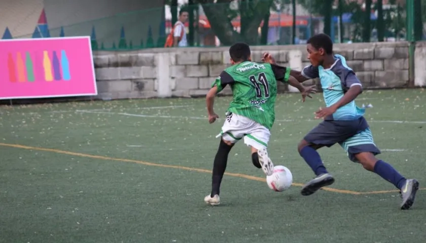 Acción del partido. 