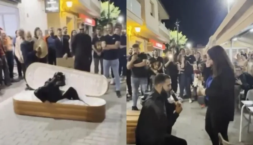 Momentos de la pedida de mano.