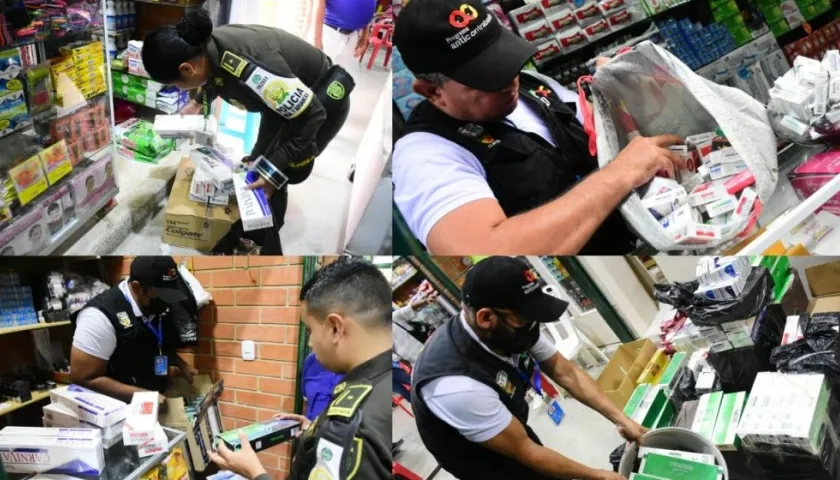 Imágenes de los operativos.