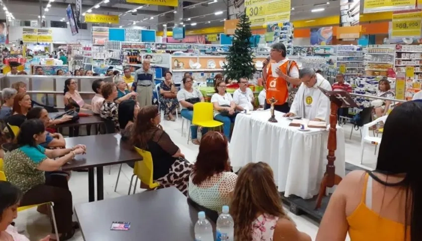 Jornada realizada para la recolección de alimentos.