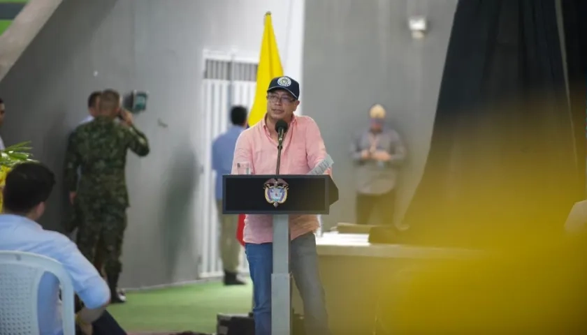 El presidente de Colombia, Gustavo Petro