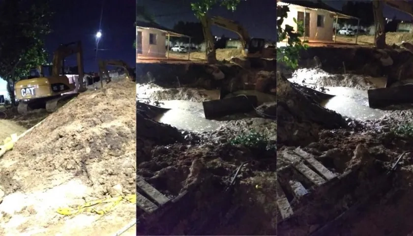 Sector de la emergencia.