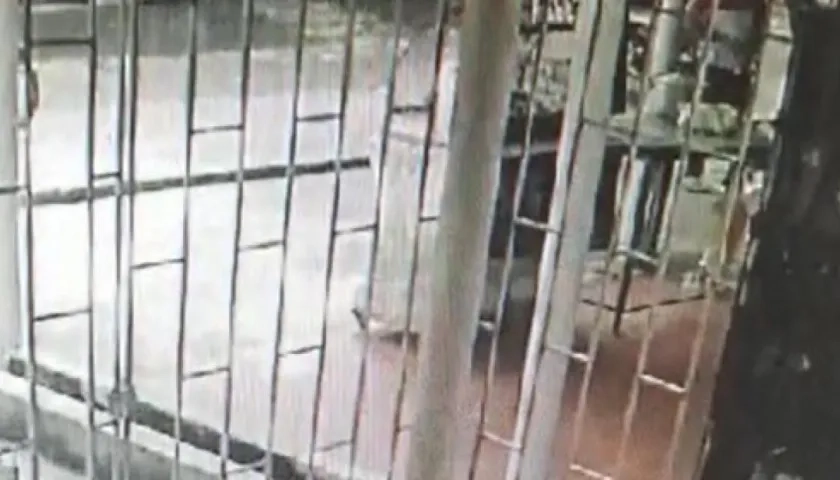 Momento del homicidio.