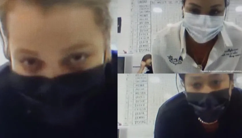 Las mujeres procesadas.