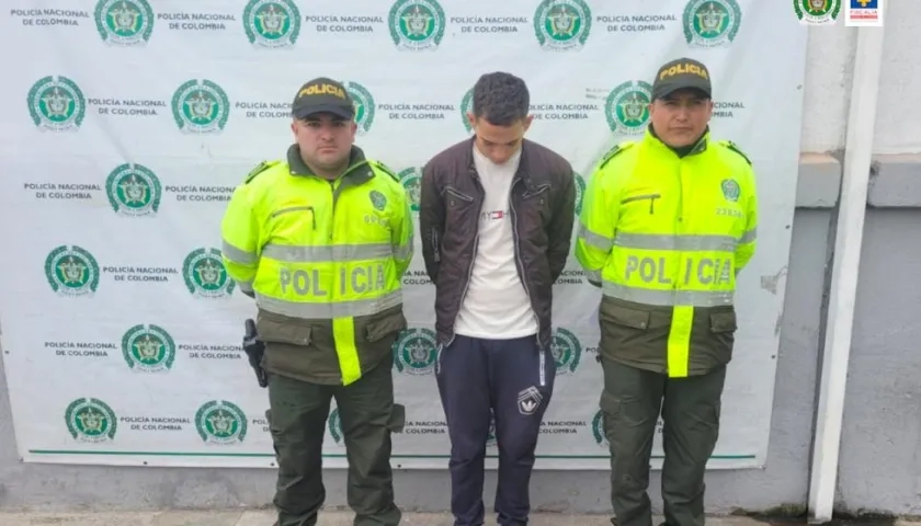 Giovany Andrés Madrid Pantoja, alias ‘19’, fue capturado por la Policía en Bogotá. 