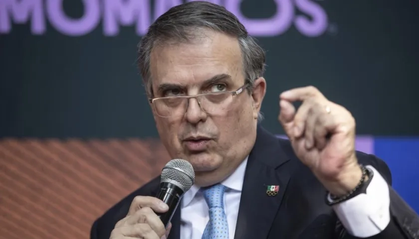 El canciller mexicano Marcelo Ebrard.
