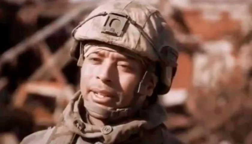 Alexis Castillo, colombiano que hacía parte de las milicias rusas.