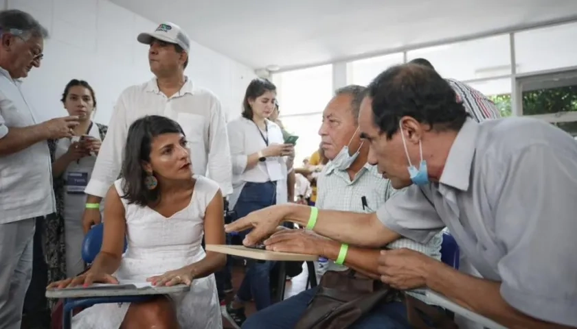 La Ministra de Minas y Energía, Irene Vélez.