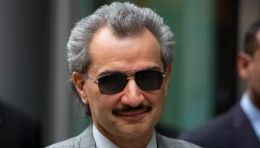 El multimillonario príncipe saudí Al Waleed bin Talal.