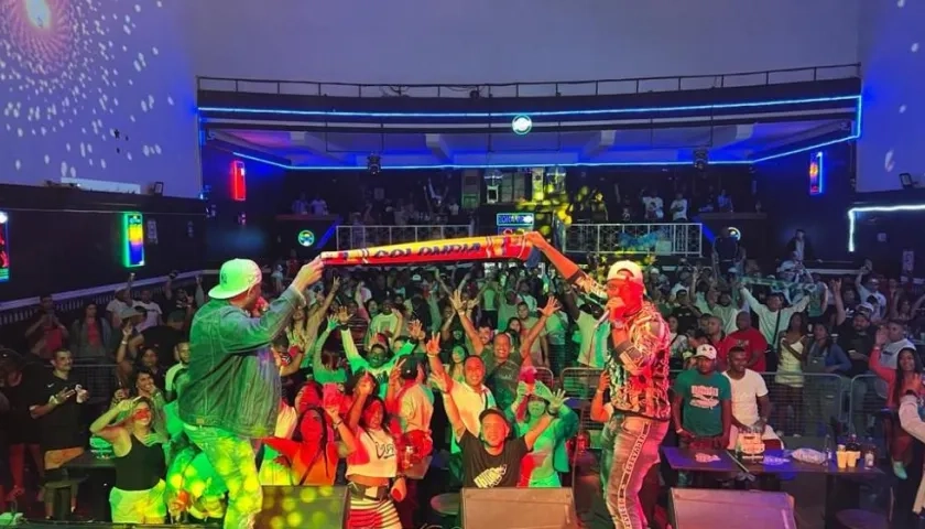 Presentación del Rey de Rocha en Santiago de Chile.