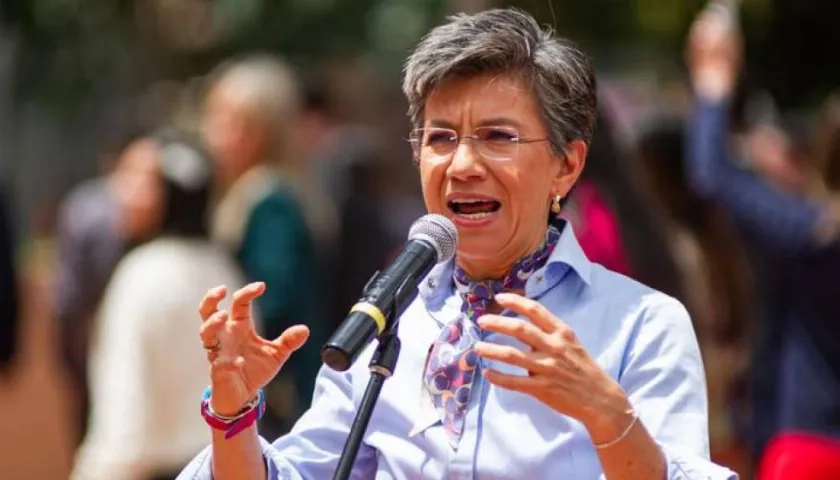 Claudia López, alcaldesa de Bogotá.