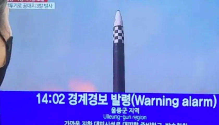 Imagen de uno de los lanzamientos.