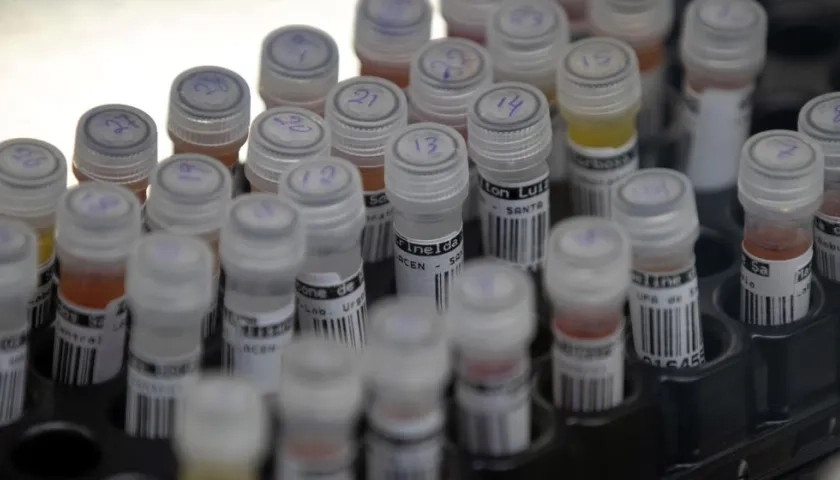 Fotografía de archivo de pruebas en un laboratorio.