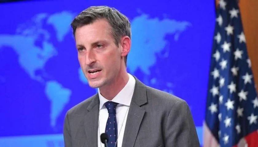 El portavoz del Departamento de Estado, Ned Price.