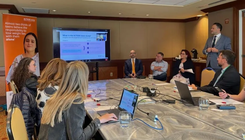 Participantes de la conferencia internacional Obesity Week.