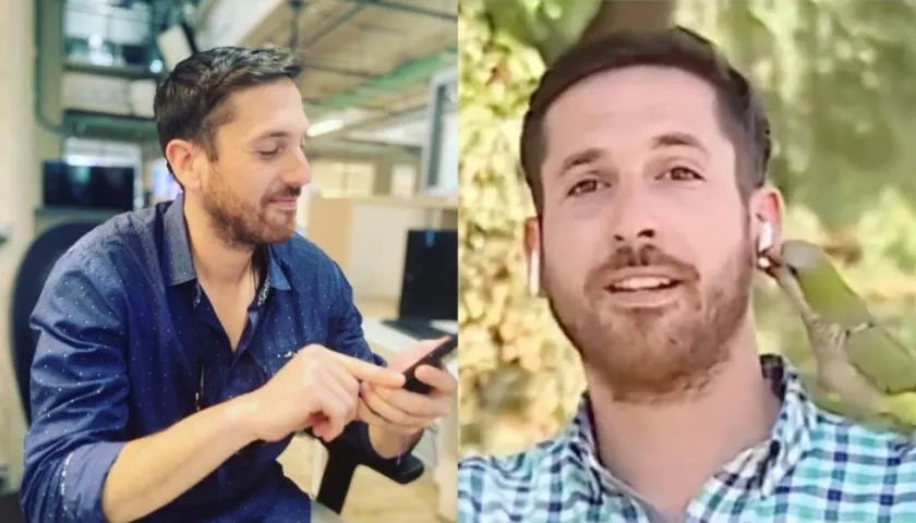 Periodista Nicolás Krumm.