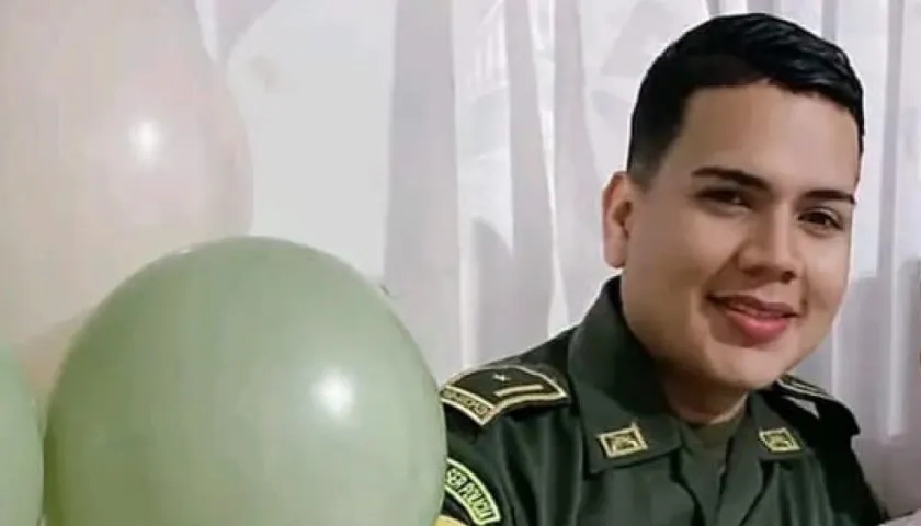 El patrullero Edward Rafael Roca Barceló.