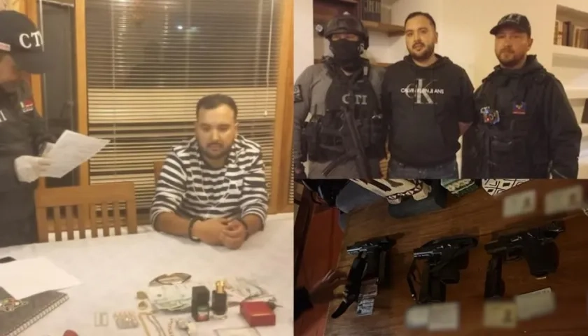 Cristian Eduardo García Jerez, alias 'Barbas'.