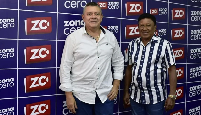 ‘El Pangue’ Maestre y Silvio Brito.