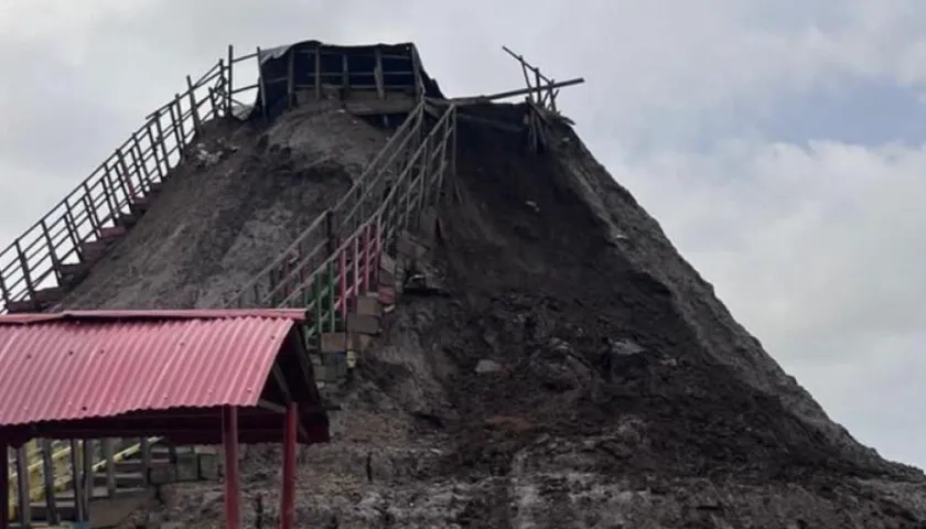 Volcán del Totumo colapsado. 