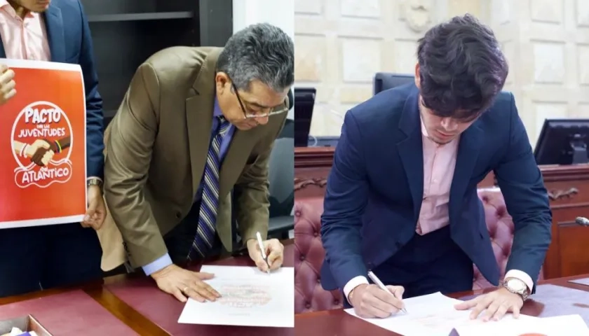 Representante Dolcey Torres Romero y Camilo Acosta. 