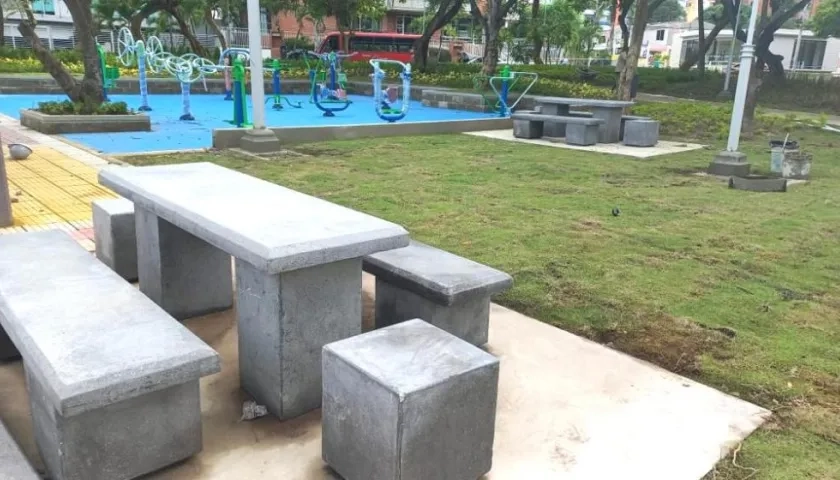 Panorámica del parque.