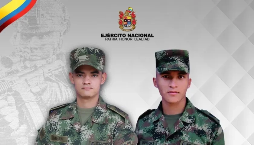 Luifer Aldey Mejía Beltrán y Fernando Urrego Rayo.