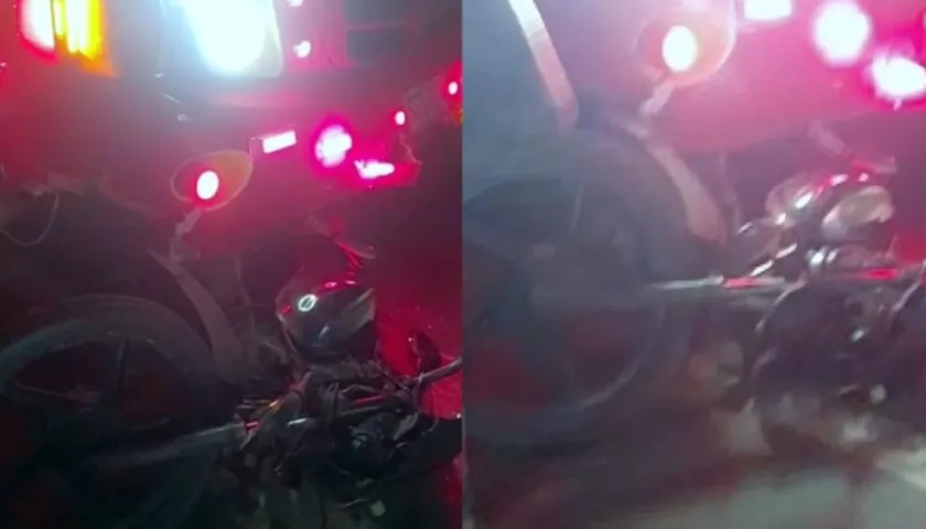 Accidente de tránsito.