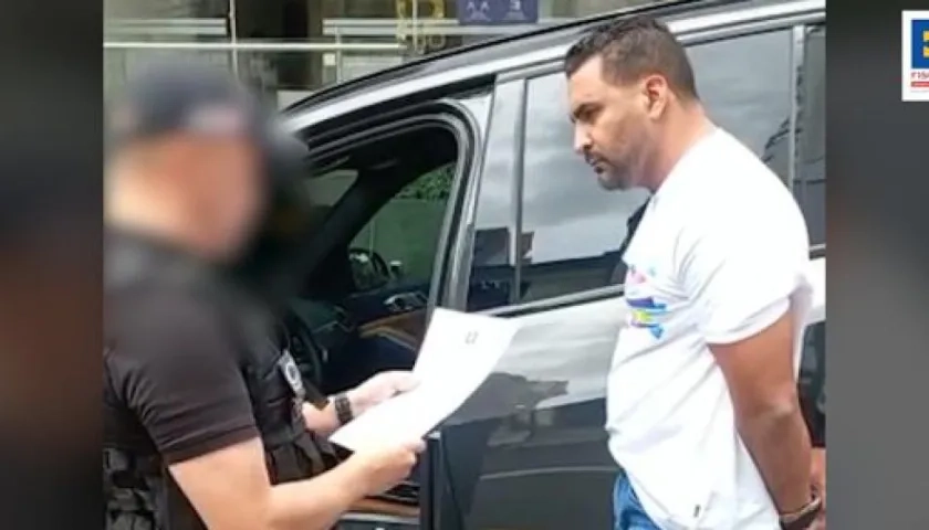 Teddy Alberto Lizon Barias, capturado.