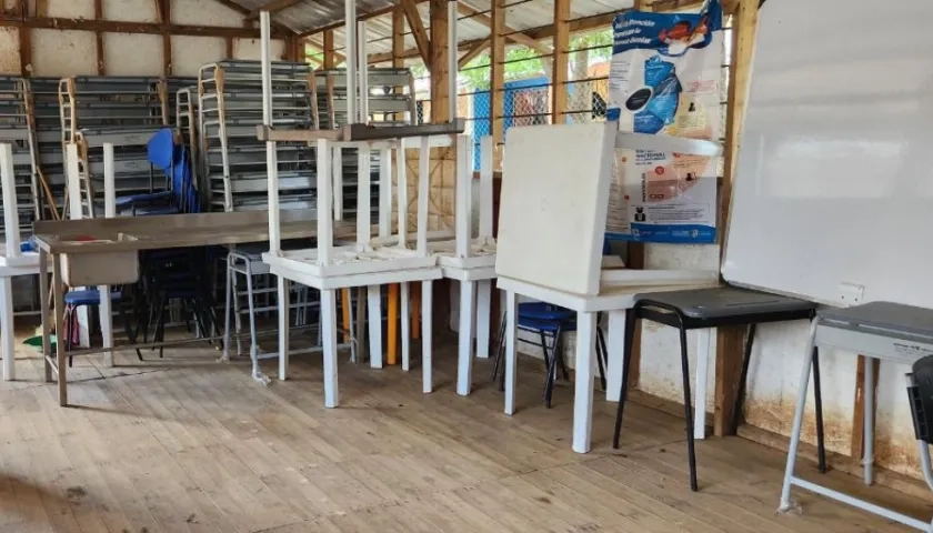 Comedor del Colegio de Las Compuertas.