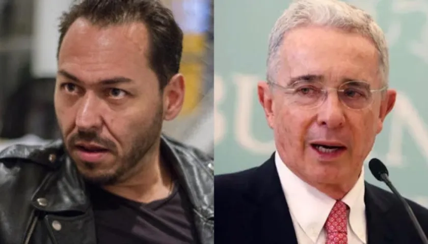 Daniel Mendoza y Álvaro Uribe.