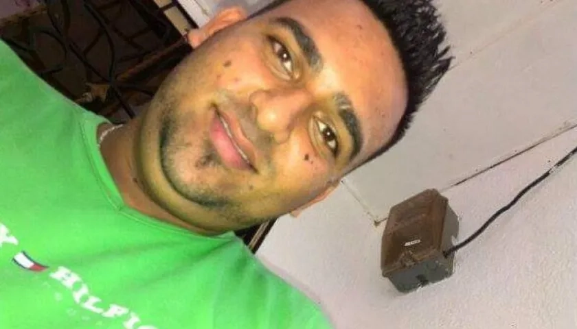 Breiner Núñez, víctima. 