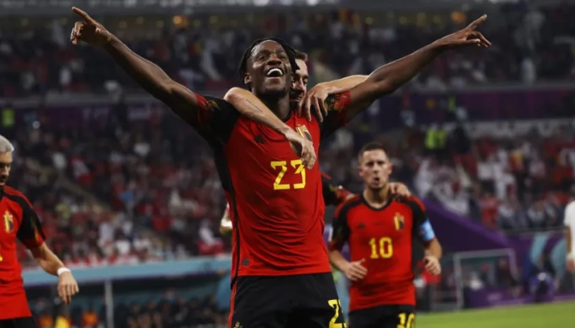 Michy Batshuayi anotó el gol del triunfo.