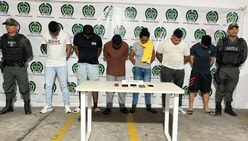 Capturados por la Policía.