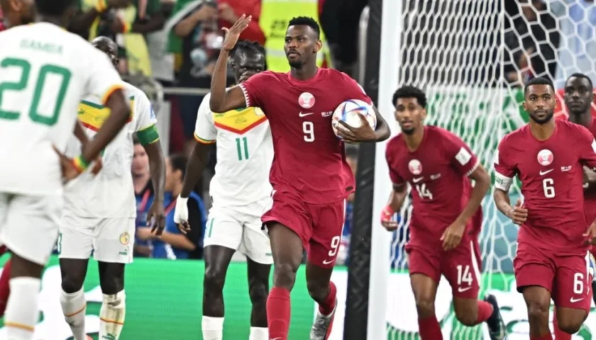 Mohammed Muntari marcó el primer gol de Catar en un Mundial.