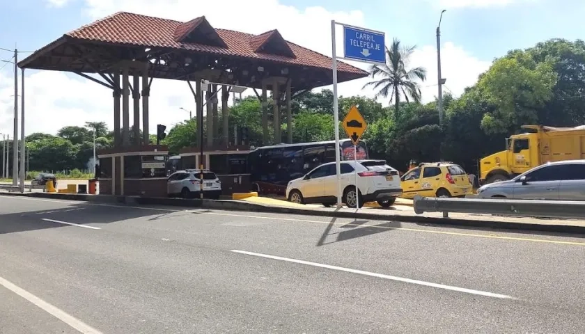 El controvertido peaje de Los Papiros.