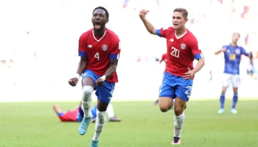 Keysher Fuller, autor del gol del triunfo ante Japón