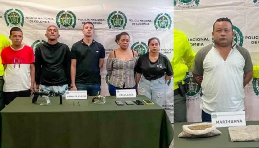 Capturados por la Policía.