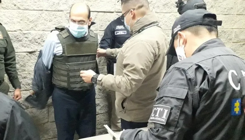 'Jorge 40' el día de su deportación a Colombia.