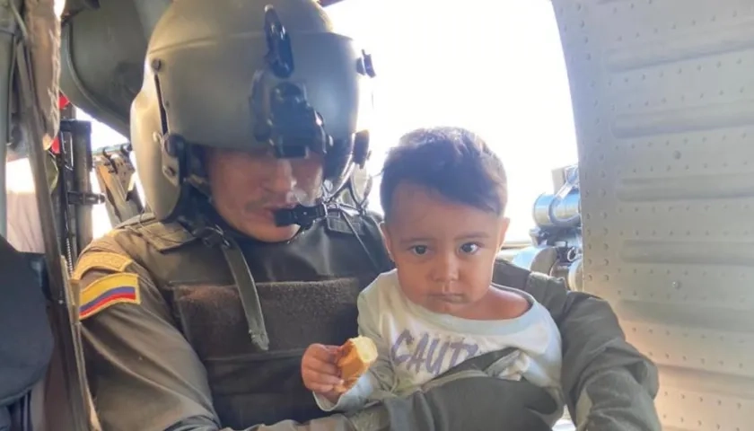 El niño Erick Mathias Manosalva.