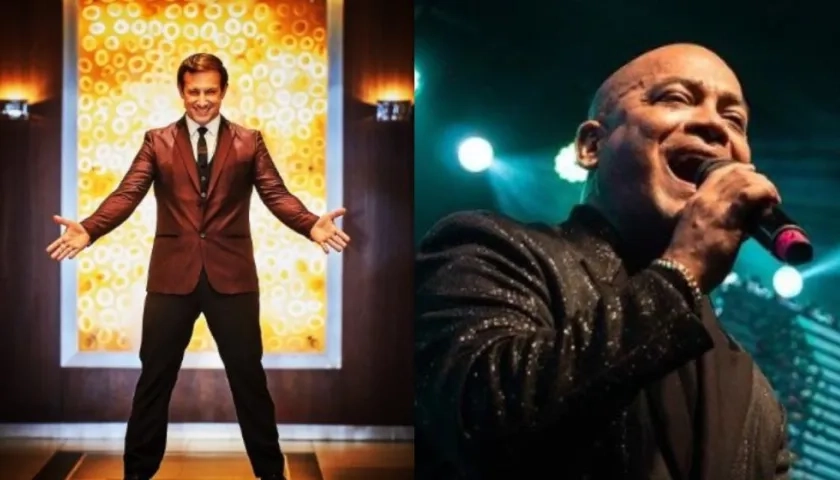 Nicolás Tovar y Fausto Chatella, dos de los artistas del concierto de Navidad de esta noche.