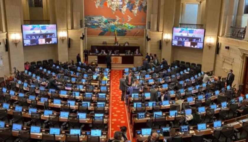 Sesión de la Cámara.