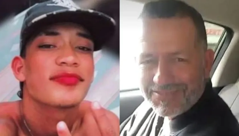 Franqui Aguirre y Miguel Martínez, las dos víctimas.